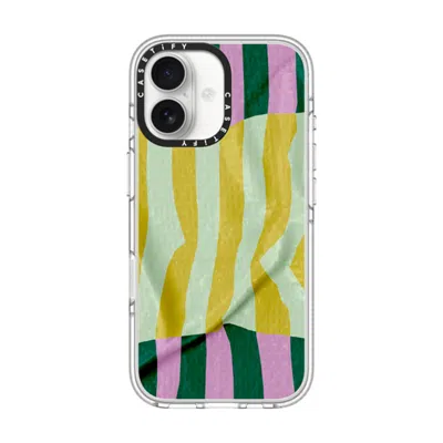 Casetify Iphone 17 Case Clear Impact Clear Case Magsafe Compatible  Pattern Afternoon At Capri In Transparent