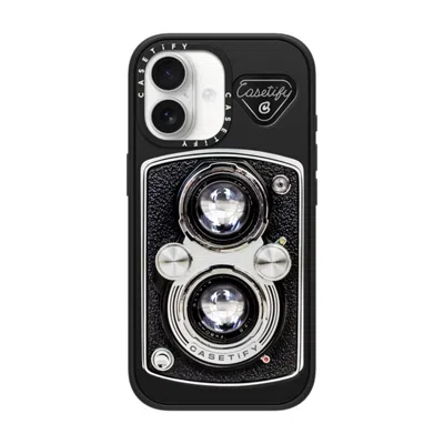 Casetify Iphone 17 Case Matte Black Impact Case Magsafe Compatible  Camera Case - Vintage  In Pattern