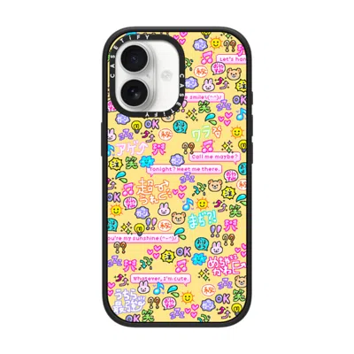 Casetify Iphone 17 Case Matte Black Impact Case Magsafe Compatible  Emoji Paradise