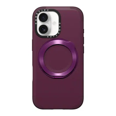 Casetify Iphone 17 Case Mulberry Force Ring Stand Case  Iphone 17 - Force Ring Stand Case - Mulberry  In Purple