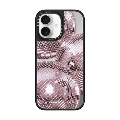 Casetify Iphone 17 Case Silver On Black Mirror Case Magsafe Compatible  Alisha Marie Disco Baby Case