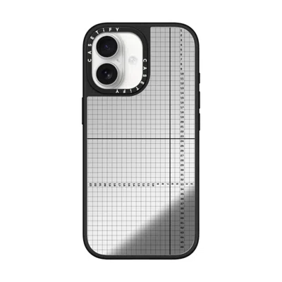 Casetify Iphone 17 Case Silver On Black Mirror Case Magsafe Compatible  Metrics