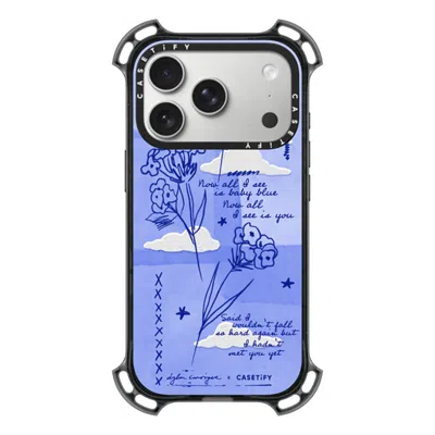 Casetify Iphone 17 Pro Case Black Bounce Case Magsafe Compatible  Baby Blue