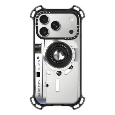 Casetify Iphone 17 Pro Case Black Bounce Case Magsafe Compatible  Camera Case - Retro