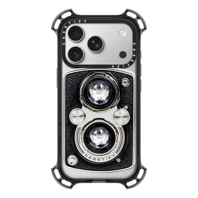 Casetify Iphone 17 Pro Case Black Bounce Case Magsafe Compatible  Camera Case - Vintage  In Neutral