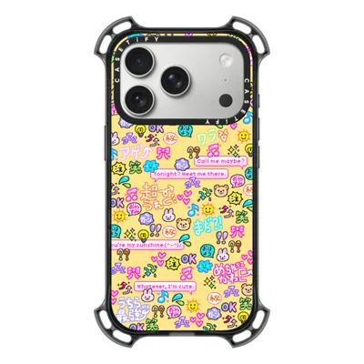 Casetify Iphone 17 Pro Case Black Bounce Case Magsafe Compatible  Emoji Paradise