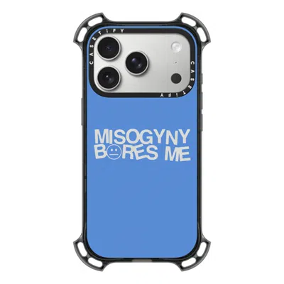 Casetify Iphone 17 Pro Case Black Bounce Case Magsafe Compatible  Misogyny Bores Me