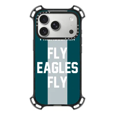 Casetify Iphone 17 Pro Case Black Bounce Case Magsafe Compatible  Superbowl - Fly Eagles Fly