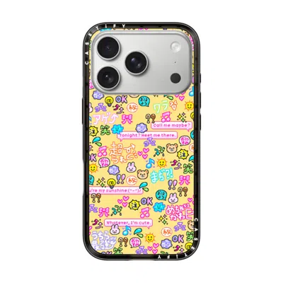 Casetify Iphone 17 Pro Case Black Compact Case Magsafe Compatible  Emoji Paradise