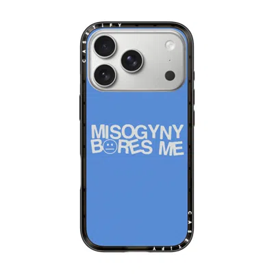 Casetify Iphone 17 Pro Case Black Compact Case Magsafe Compatible  Misogyny Bores Me