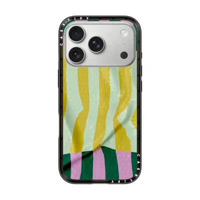 Casetify Iphone 17 Pro Case Black Compact Case Magsafe Compatible  Pattern Afternoon At Capri