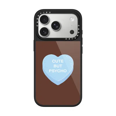 Casetify Iphone 17 Pro Case Black Glaze Case Magsafe Compatible  Cute But Psycho - Hot Fudge