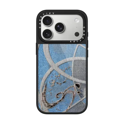 Casetify Iphone 17 Pro Case Black Glaze Case Magsafe Compatible  Surrealism Cyber Denim