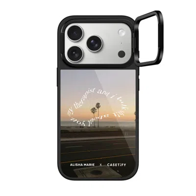 Casetify Iphone 17 Pro Case Black Glaze Ring Stand Case Magsafe Compatible  Alisha Marie Sunsets & Therapy Ca