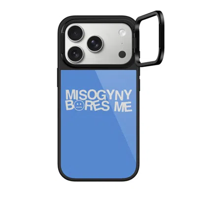 Casetify Iphone 17 Pro Case Black Glaze Ring Stand Case Magsafe Compatible  Misogyny Bores Me