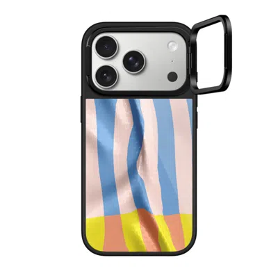Casetify Iphone 17 Pro Case Black Glaze Ring Stand Case Magsafe Compatible  Pattern Afternoon At Bondi