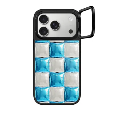 Casetify Iphone 17 Pro Case Black Glaze Ring Stand Case Magsafe Compatible  Pattern,y2k Balloon Checkers - Sk