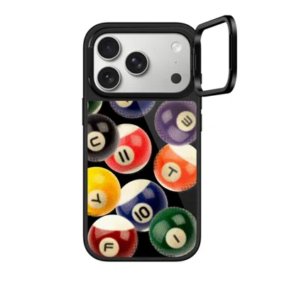 Casetify Iphone 17 Pro Case Black Glaze Ring Stand Case Magsafe Compatible  Sport Billiard