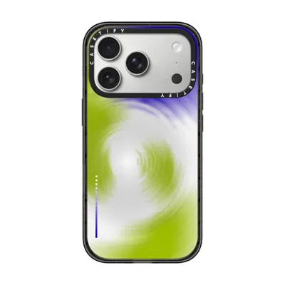 Casetify Iphone 17 Pro Case Black Impact Case  Gradient,futurism Matcha Ripples