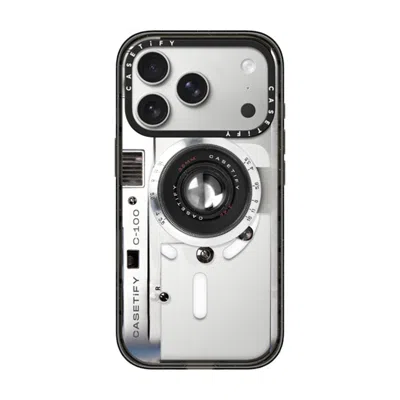 Casetify Iphone 17 Pro Case Black Impact Case Magsafe Compatible  Camera Case - Retro