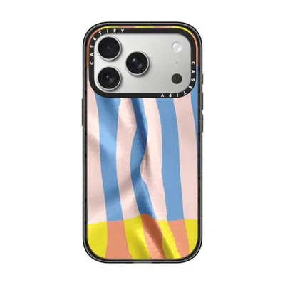 Casetify Iphone 17 Pro Case Black Impact Case Magsafe Compatible  Pattern Afternoon At Bondi