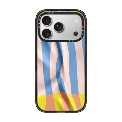 Casetify Iphone 17 Pro Case Black Impact Case  Pattern Afternoon At Bondi
