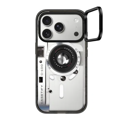 Casetify Iphone 17 Pro Case Black Impact Ring Stand Case Magsafe Compatible  Camera Case - Retro