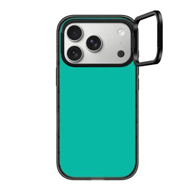Casetify Iphone 17 Pro Case Black Impact Ring Stand Case Magsafe Compatible  Mint Green