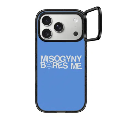 Casetify Iphone 17 Pro Case Black Impact Ring Stand Case Magsafe Compatible  Misogyny Bores Me