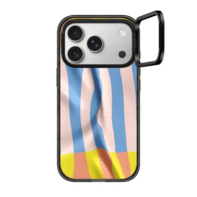 Casetify Iphone 17 Pro Case Black Impact Ring Stand Case Magsafe Compatible  Pattern Afternoon At Bondi