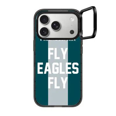 Casetify Iphone 17 Pro Case Black Impact Ring Stand Case Magsafe Compatible  Superbowl - Fly Eagles Fly Caset