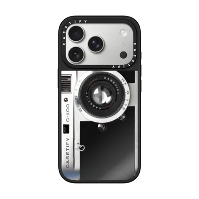 Casetify Iphone 17 Pro Case Black On Black Mirror Case Magsafe Compatible  Camera Case - Retro
