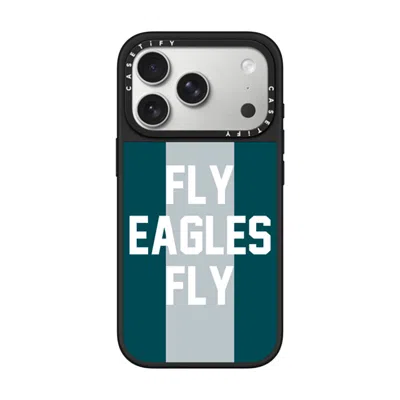 Casetify Iphone 17 Pro Case Black On Black Mirror Case Magsafe Compatible  Superbowl - Fly Eagles Fly Casetif