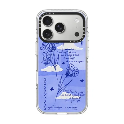 Casetify Iphone 17 Pro Case Clear Impact Clear Case Magsafe Compatible  Baby Blue  In Transparent