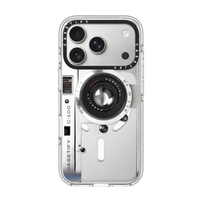 Casetify Iphone 17 Pro Case Clear Impact Clear Case Magsafe Compatible  Camera Case - Retro  In Transparent