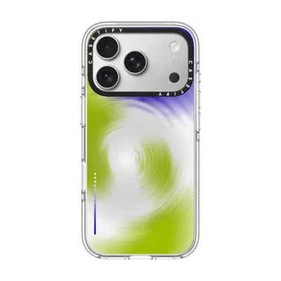 Casetify Iphone 17 Pro Case Clear Impact Clear Case Magsafe Compatible  Gradient,futurism Matcha Ripples In Transparent