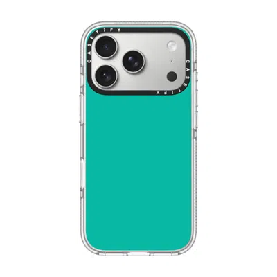 Casetify Iphone 17 Pro Case Clear Impact Clear Case Magsafe Compatible  Mint Green  In Transparent