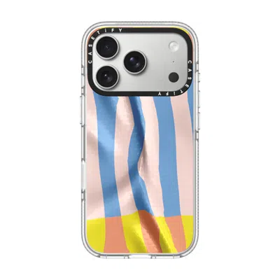 Casetify Iphone 17 Pro Case Clear Impact Clear Case Magsafe Compatible  Pattern Afternoon At Bondi In Transparent