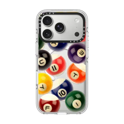 Casetify Iphone 17 Pro Case Clear Impact Clear Case Magsafe Compatible  Sport Billiard In Transparent