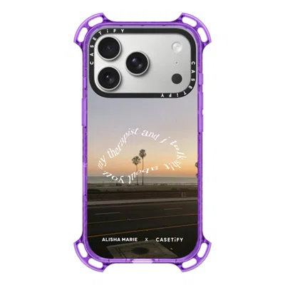 Casetify Iphone 17 Pro Case Lavender Bounce Case Magsafe Compatible  Alisha Marie Sunsets & Therapy Case Case In Purple