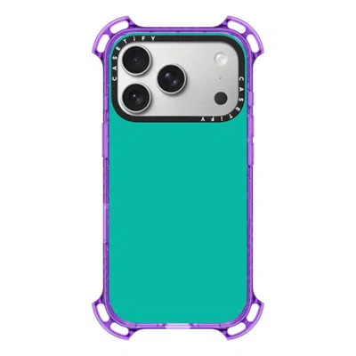 Casetify Iphone 17 Pro Case Lavender Bounce Case Magsafe Compatible  Mint Green  In Purple