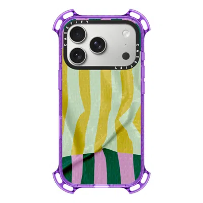 Casetify Iphone 17 Pro Case Lavender Bounce Case Magsafe Compatible  Pattern Afternoon At Capri In Purple