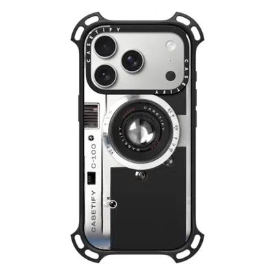 Casetify Iphone 17 Pro Case Matte Black Bounce Case Magsafe Compatible  Camera Case - Retro