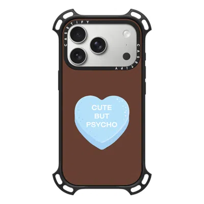 Casetify Iphone 17 Pro Case Matte Black Bounce Case Magsafe Compatible  Cute But Psycho - Hot Fudge