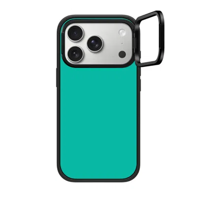 Casetify Iphone 17 Pro Case Matte Black Impact Ring Stand Case Magsafe Compatible  Mint Green
