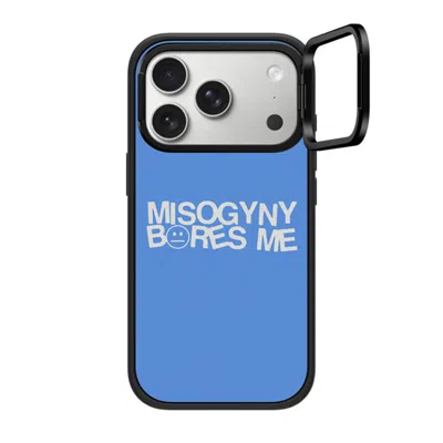 Casetify Iphone 17 Pro Case Matte Black Impact Ring Stand Case Magsafe Compatible  Misogyny Bores Me
