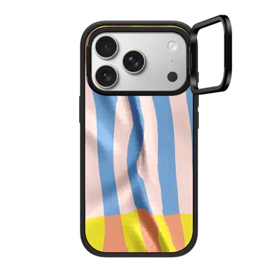 Casetify Iphone 17 Pro Case Matte Black Impact Ring Stand Case Magsafe Compatible  Pattern Afternoon At Bondi