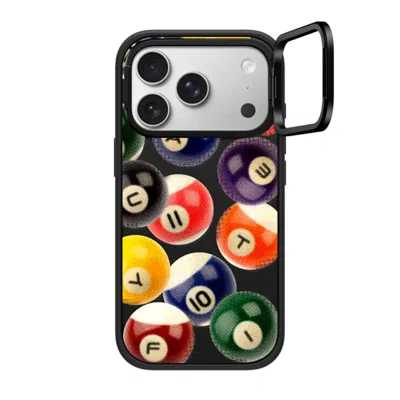 Casetify Iphone 17 Pro Case Matte Black Impact Ring Stand Case Magsafe Compatible  Sport Billiard