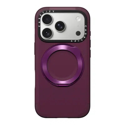 Casetify Iphone 17 Pro Case Mulberry Force Ring Stand Case  Iphone 17 Pro - Force Ring Stand Case - Mulberry  In Purple