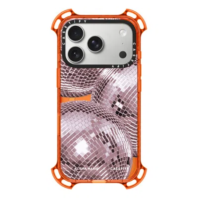 Casetify Iphone 17 Pro Case Orange Bounce Case Magsafe Compatible  Alisha Marie Disco Baby Case